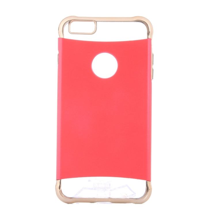 For iPhone 6 Plus & 6s Plus Electroplating Dropproof TPU+PC Detachable Protective Back Cover Case