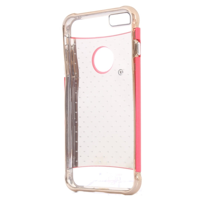 For iPhone 6 Plus & 6s Plus Electroplating Dropproof TPU+PC Detachable Protective Back Cover Case