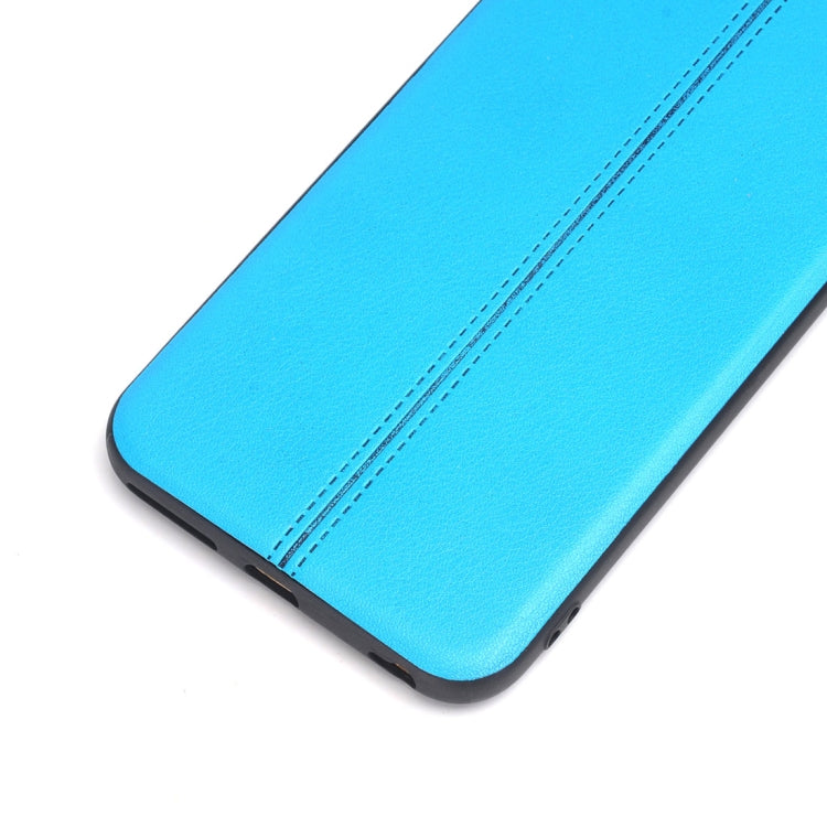 For iPhone 6 Plus & 6s Plus Plain Weave Texture Leather Surface Protective Back Cover Case