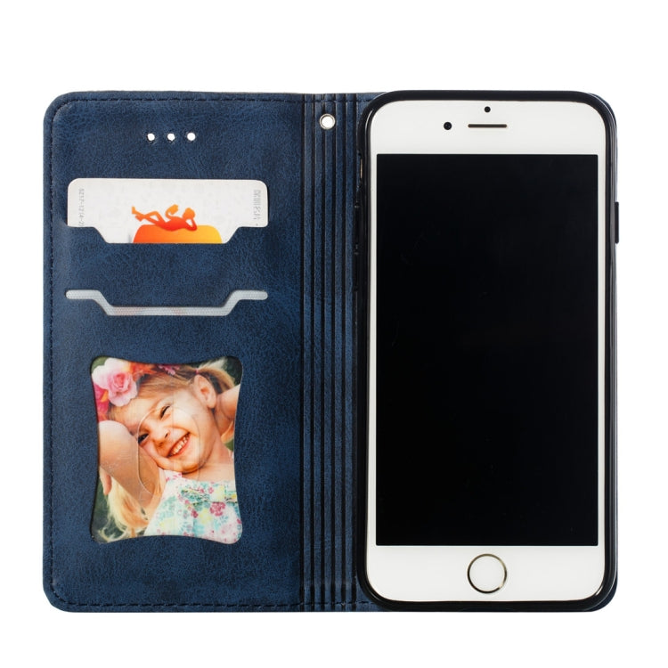 Calf Texture Zipper Magnetic Horizontal Flip Leather Case for iPhone 6s Plus / 6 Plus, with Wallet & Holder & Card Slots