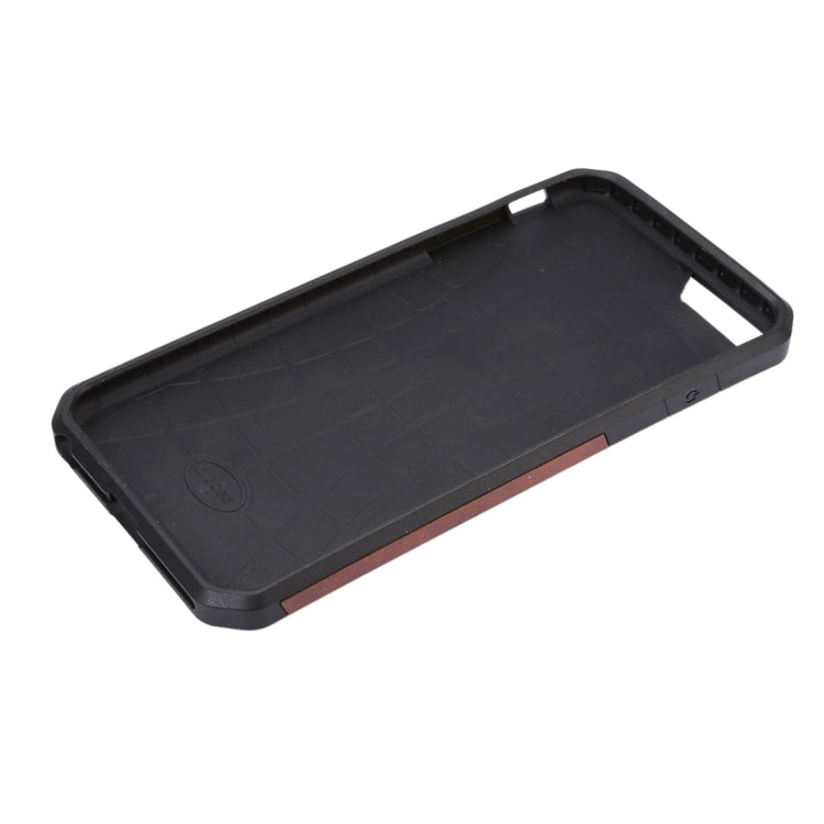 For iPhone 6 & 6s Crazy Horse Texture TPU Protective Case with Card Slot