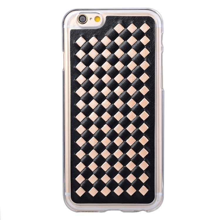 For iPhone 6 & 6s Knit Pattern PU Leather + TPU Protective Case