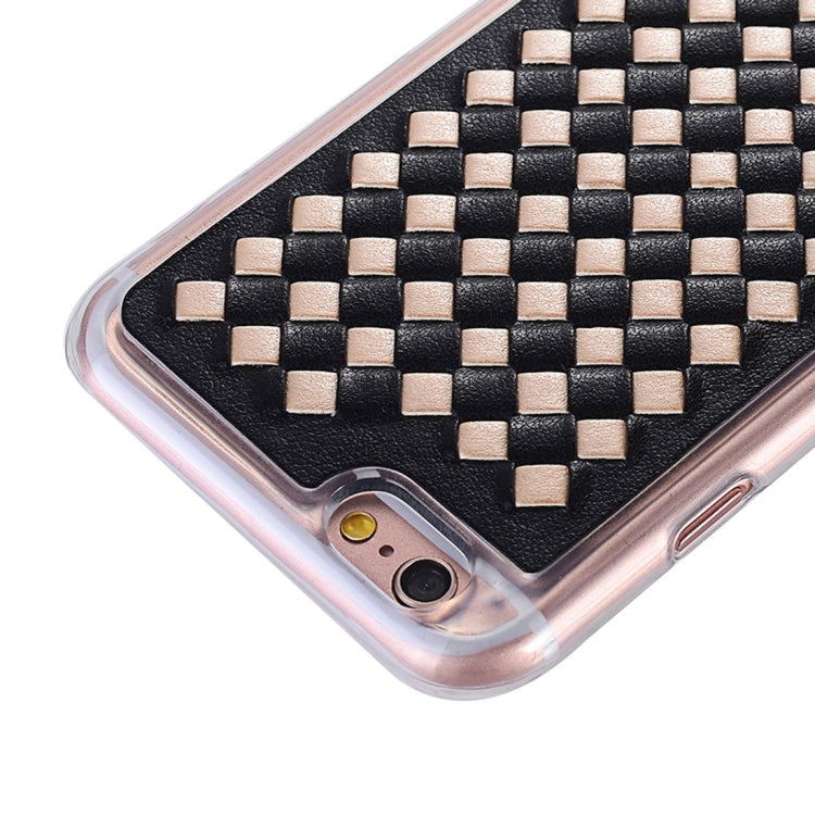 For iPhone 6 & 6s Knit Pattern PU Leather + TPU Protective Case