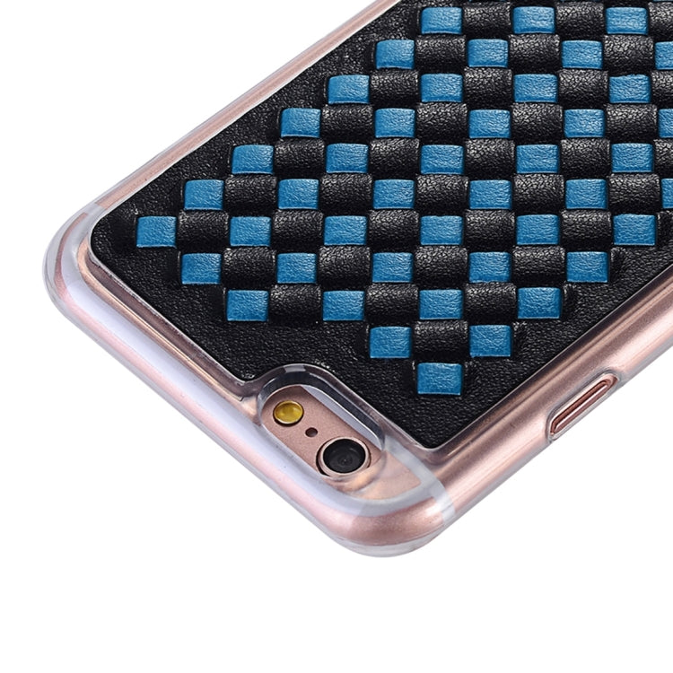 For iPhone 6 & 6s Knit Pattern PU Leather + TPU Protective Case