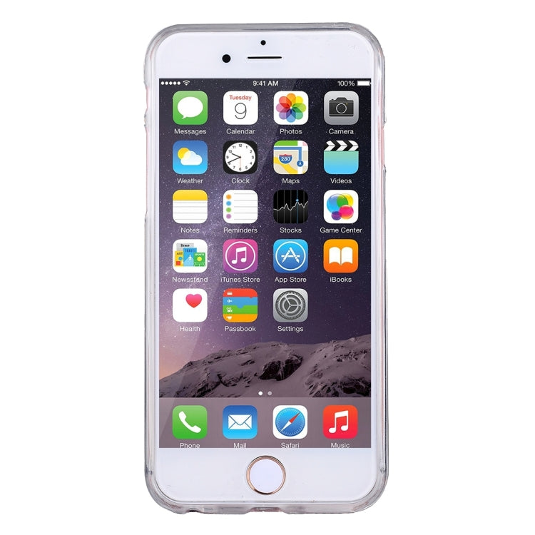 For iPhone 6 & 6s Knit Pattern PU Leather + TPU Protective Case