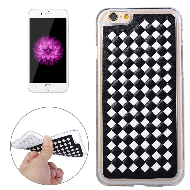 For iPhone 6 & 6s Knit Pattern PU Leather + TPU Protective Case