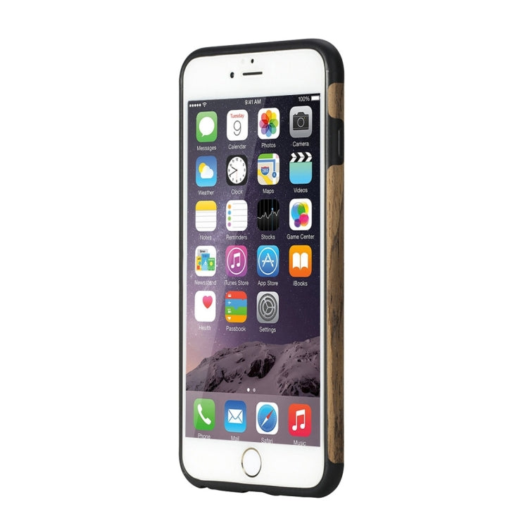 Rock Origin Series for iPhone 6 & 6s Artistic Wood Grain TPU Protective Back Case(Red Sandalwood)