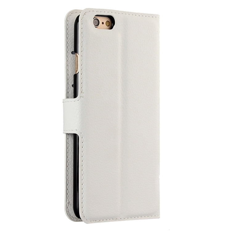 For iPhone 6 & 6s Litchi Texture Horizontal Flip Leather Case with Holder & Card Slots & Wallet