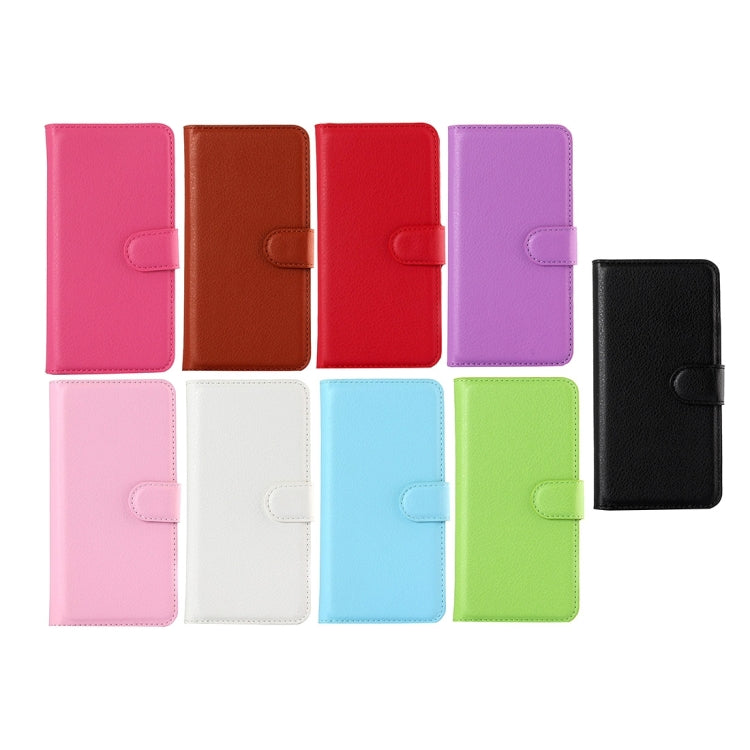 For iPhone 6 & 6s Litchi Texture Horizontal Flip Leather Case with Holder & Card Slots & Wallet