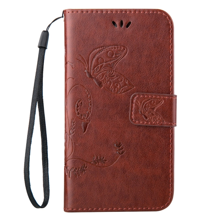 For iPod Touch 6 Crazy Horse Texture Printing Horizontal Flip Leather Case with Holder & Card Slots & Wallet & Lanyard