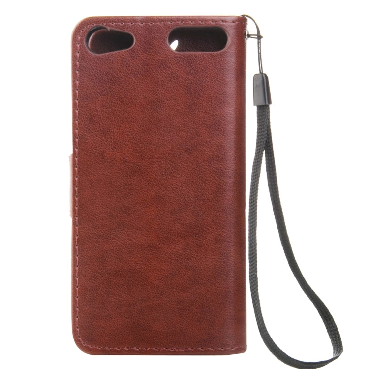 For iPod Touch 6 Crazy Horse Texture Printing Horizontal Flip Leather Case with Holder & Card Slots & Wallet & Lanyard