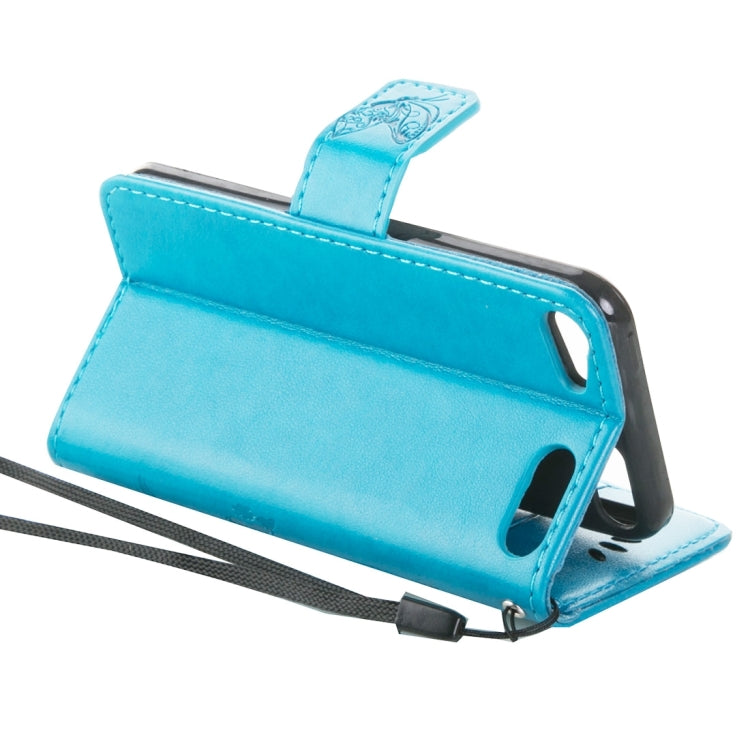 For iPod Touch 6 Crazy Horse Texture Printing Horizontal Flip Leather Case with Holder & Card Slots & Wallet & Lanyard