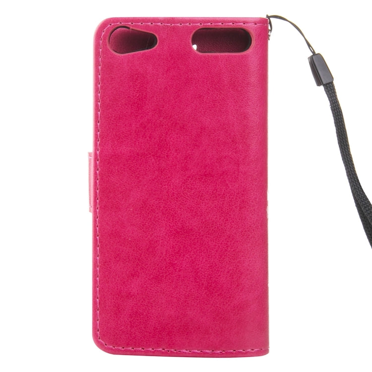 For iPod Touch 6 Crazy Horse Texture Printing Horizontal Flip Leather Case with Holder & Card Slots & Wallet & Lanyard