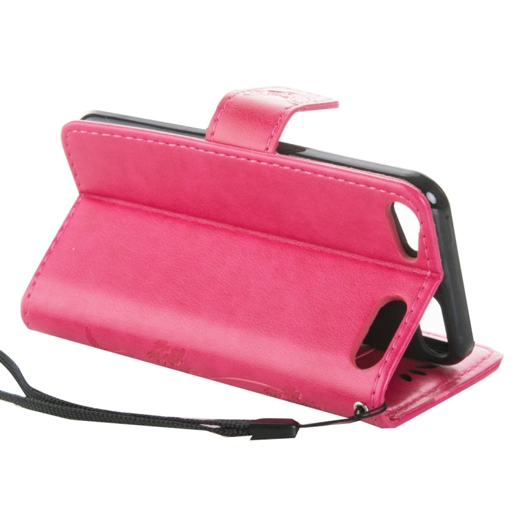For iPod Touch 6 Crazy Horse Texture Printing Horizontal Flip Leather Case with Holder & Card Slots & Wallet & Lanyard