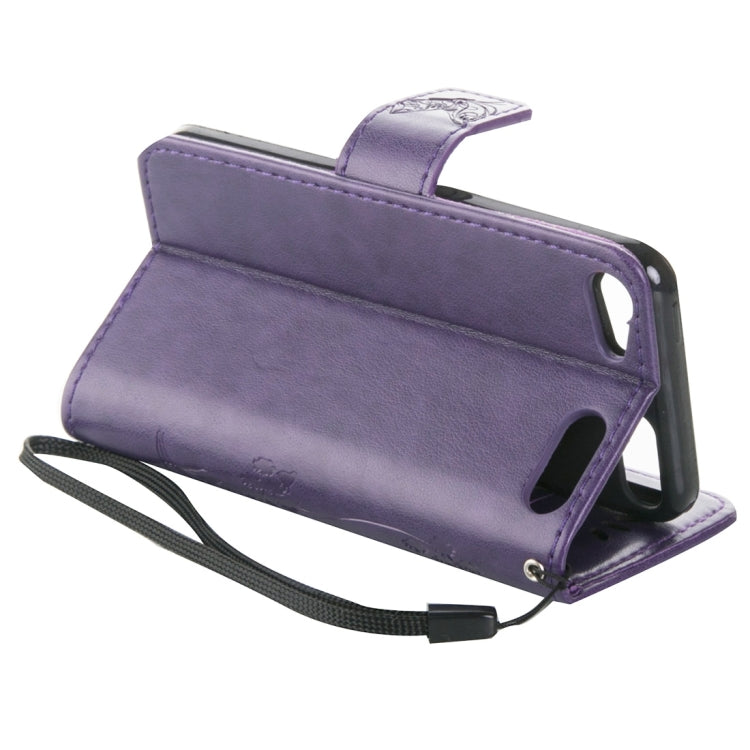 For iPod Touch 6 Crazy Horse Texture Printing Horizontal Flip Leather Case with Holder & Card Slots & Wallet & Lanyard