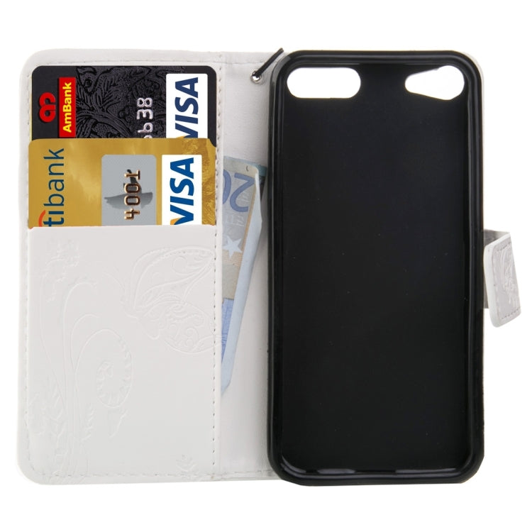 For iPod Touch 6 Crazy Horse Texture Printing Horizontal Flip Leather Case with Holder & Card Slots & Wallet & Lanyard