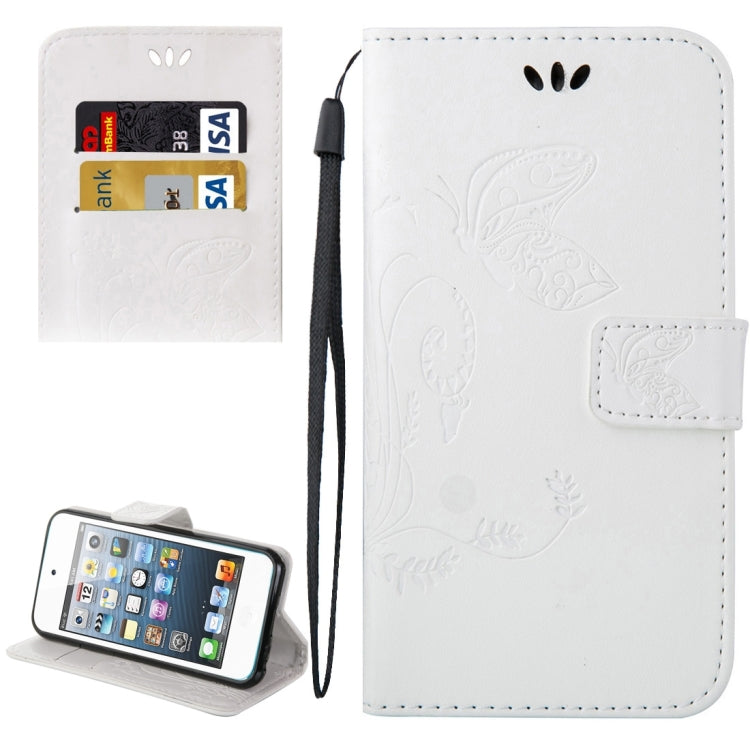 For iPod Touch 6 Crazy Horse Texture Printing Horizontal Flip Leather Case with Holder & Card Slots & Wallet & Lanyard