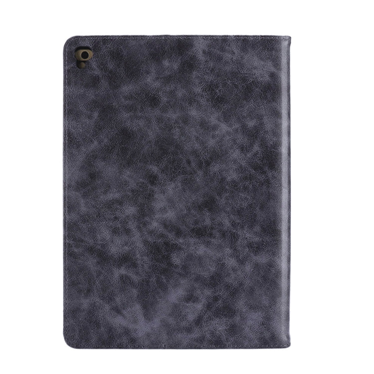 Horizontal Flip Leather Case for iPad 9.7(2018) & 9.7(2017) & Pro 9.7 & Air2 & Air,  with Double Card Slots & Pen Slots & Holder & Wallet & Photo Frame
