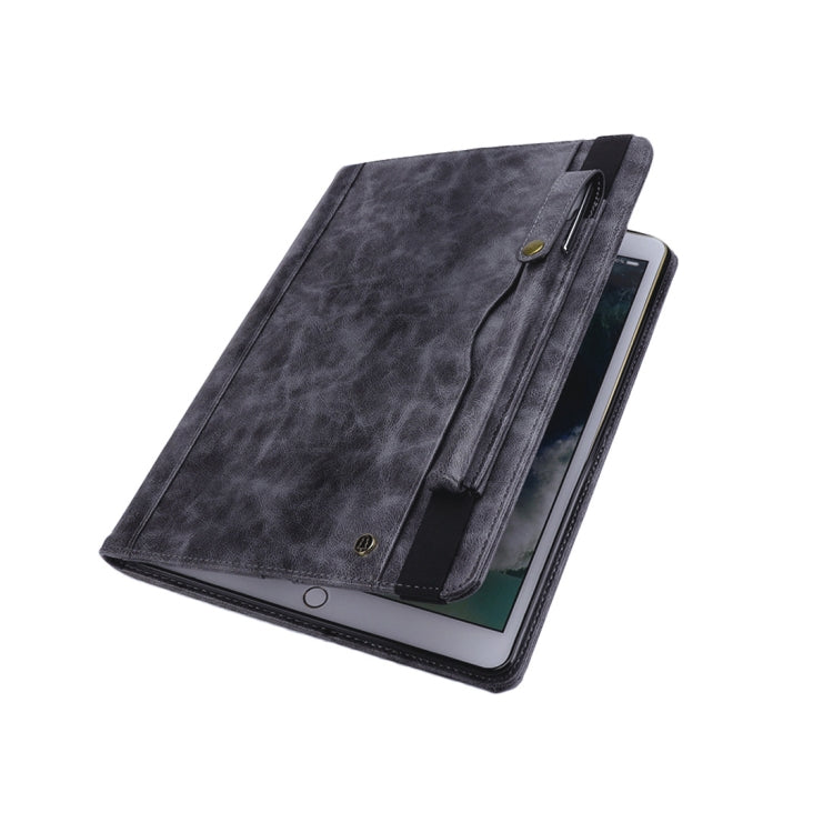 Horizontal Flip Leather Case for iPad 9.7(2018) & 9.7(2017) & Pro 9.7 & Air2 & Air,  with Double Card Slots & Pen Slots & Holder & Wallet & Photo Frame