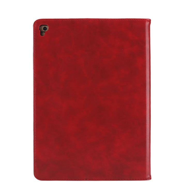 Horizontal Flip Leather Case for iPad 9.7(2018) & 9.7(2017) & Pro 9.7 & Air2 & Air,  with Double Card Slots & Pen Slots & Holder & Wallet & Photo Frame
