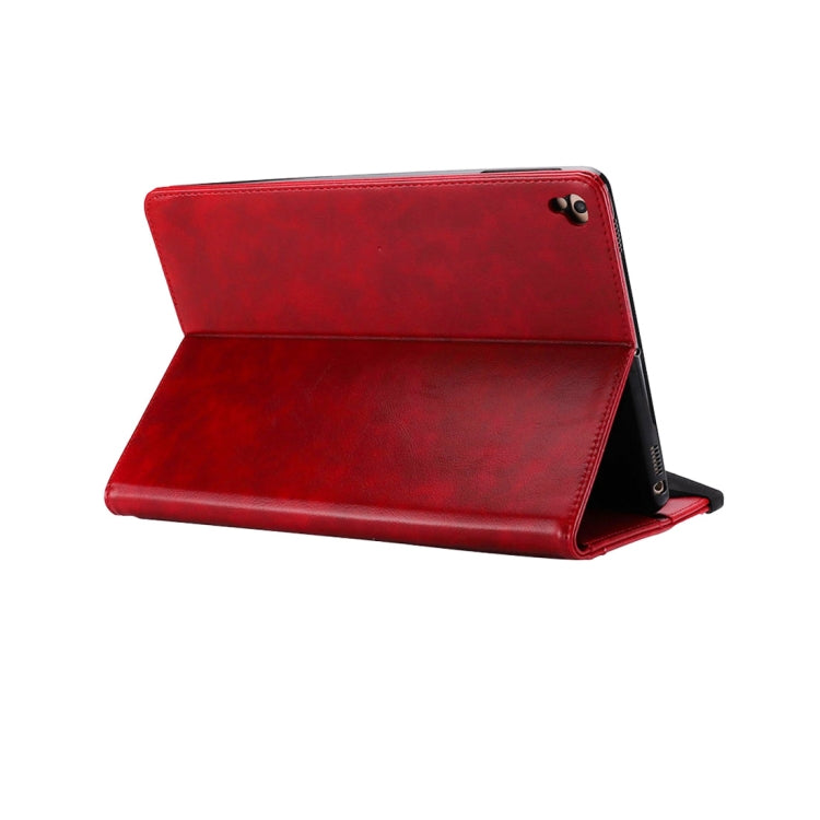 Horizontal Flip Leather Case for iPad 9.7(2018) & 9.7(2017) & Pro 9.7 & Air2 & Air,  with Double Card Slots & Pen Slots & Holder & Wallet & Photo Frame