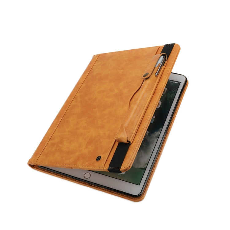 Horizontal Flip Leather Case for iPad 9.7(2018) & 9.7(2017) & Pro 9.7 & Air2 & Air,  with Double Card Slots & Pen Slots & Holder & Wallet & Photo Frame