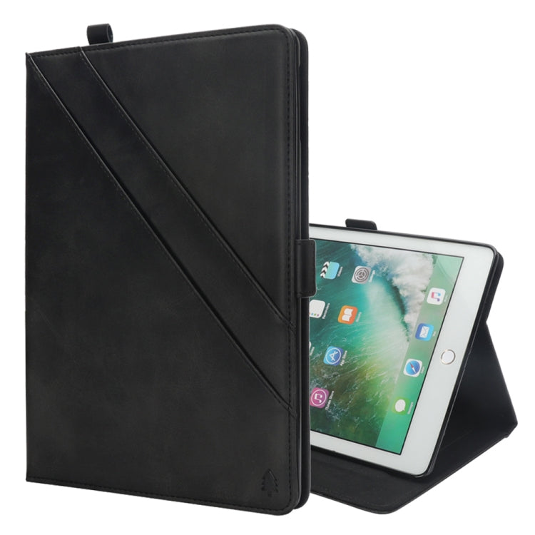Horizontal Flip Double Holder Leather Case for iPad 9.7 (2018) / (2017) & Pro 9.7 & Air 2 & Air , with Card Slots & Photo Frame & Pen Slot