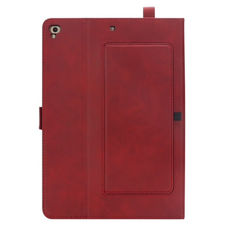 Horizontal Flip Double Holder Leather Case for iPad 9.7 (2018) / (2017) & Pro 9.7 & Air 2 & Air , with Card Slots & Photo Frame & Pen Slot