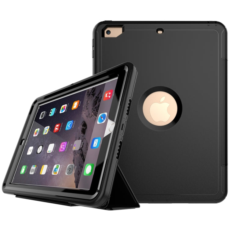 For iPad 9.7 (2018) & iPad 9.7 (2017) 3-fold Magnetic Protective Case with Smart Cover Auto-sleep & Awake Function