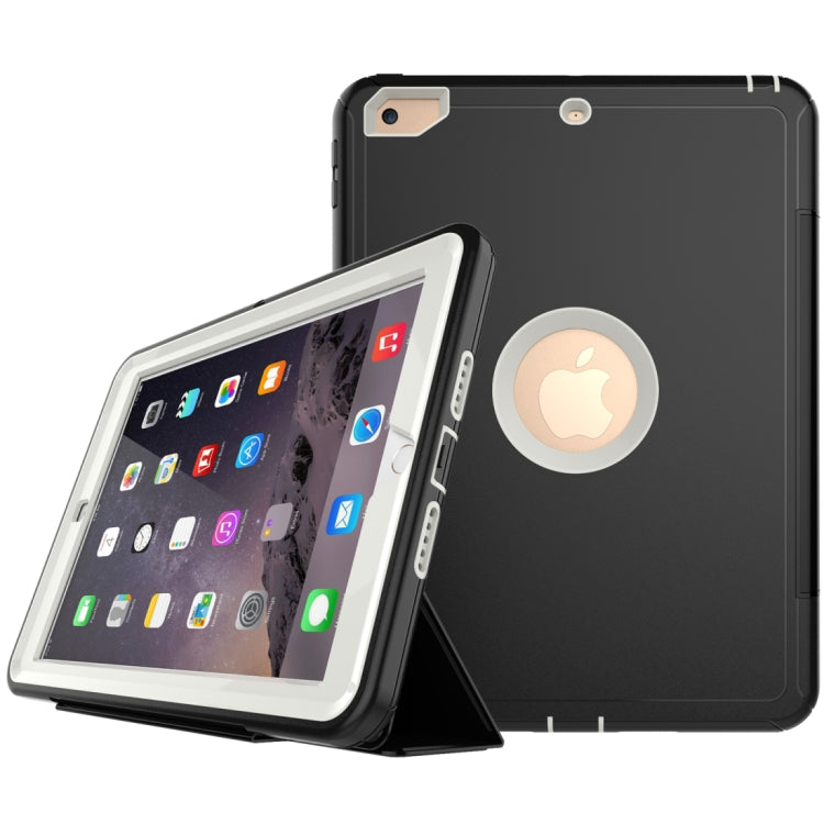 For iPad 9.7 (2018) & iPad 9.7 (2017) 3-fold Magnetic Protective Case with Smart Cover Auto-sleep & Awake Function