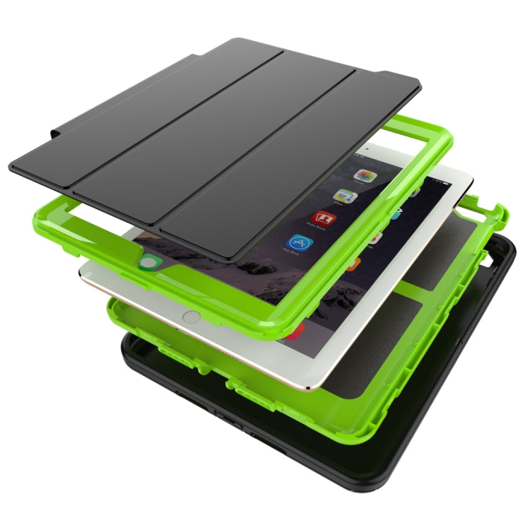 For iPad 9.7 (2018) & iPad 9.7 (2017) 3-fold Magnetic Protective Case with Smart Cover Auto-sleep & Awake Function