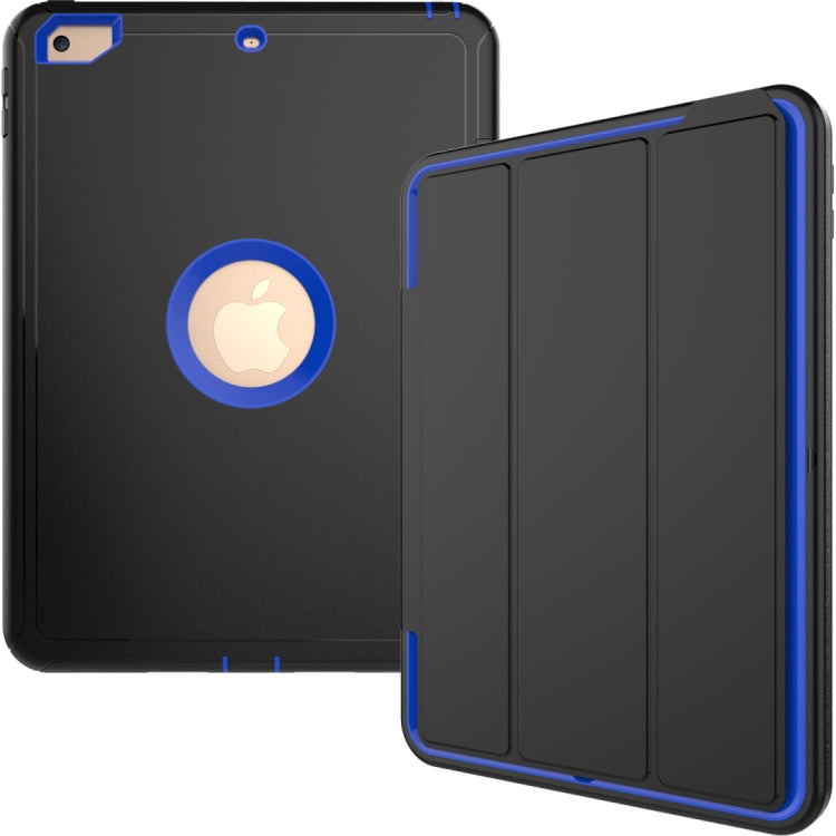 For iPad 9.7 (2018) & iPad 9.7 (2017) 3-fold Magnetic Protective Case with Smart Cover Auto-sleep & Awake Function