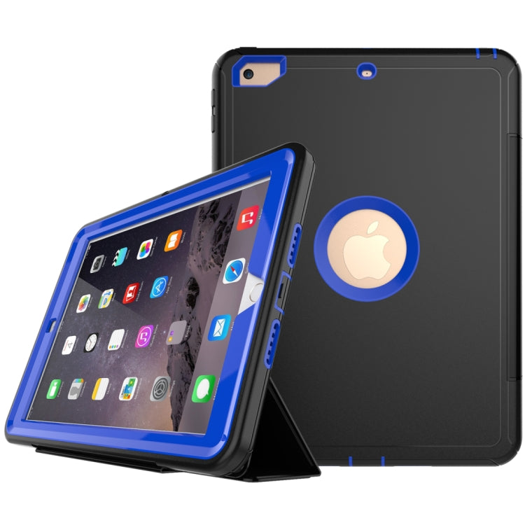 For iPad 9.7 (2018) & iPad 9.7 (2017) 3-fold Magnetic Protective Case with Smart Cover Auto-sleep & Awake Function
