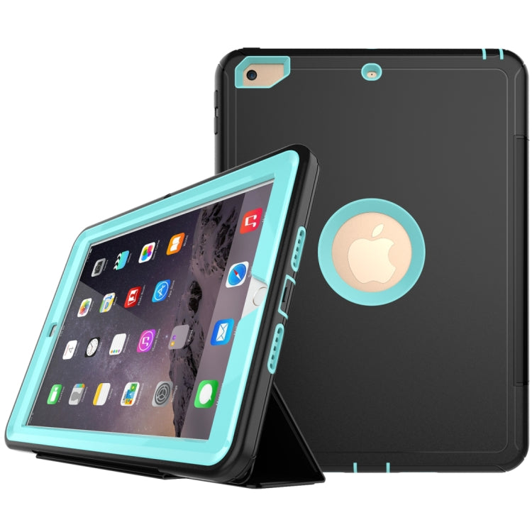 For iPad 9.7 (2018) & iPad 9.7 (2017) 3-fold Magnetic Protective Case with Smart Cover Auto-sleep & Awake Function