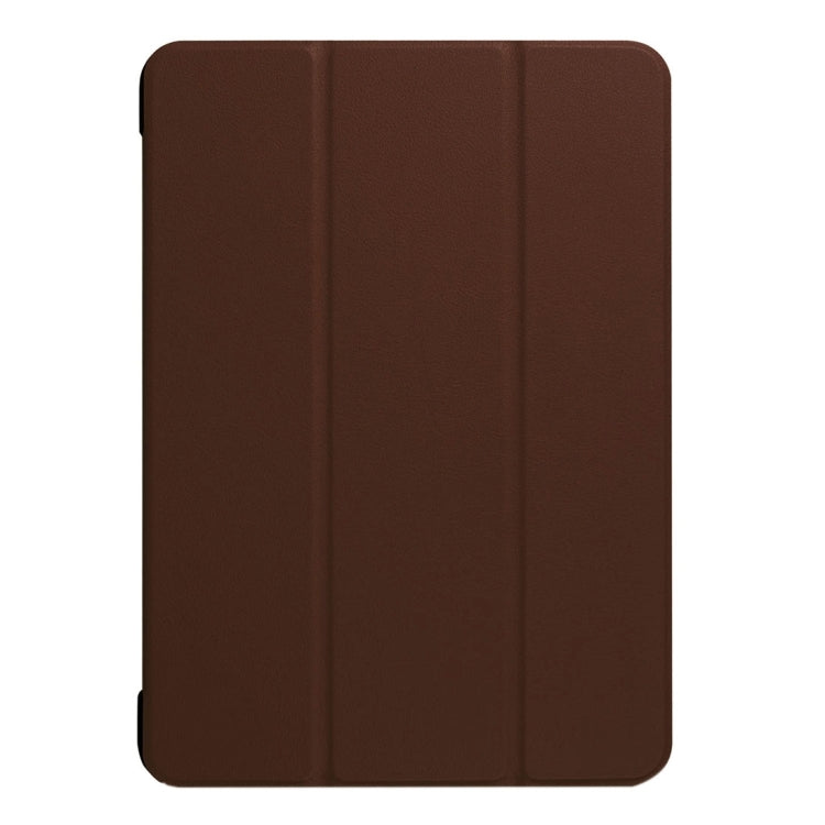 For iPad 9.7 (2018) & iPad 9.7 (2017) Custer Texture Horizontal Flip Leather Case with Three-folding Holder & Sleep / Wake-up Function