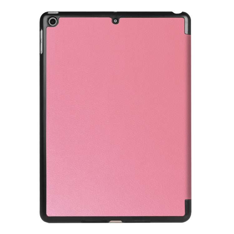 For iPad 9.7 (2018) & iPad 9.7 (2017) Custer Texture Horizontal Flip Leather Case with Three-folding Holder & Sleep / Wake-up Function
