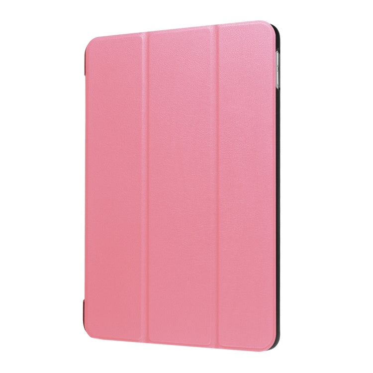 For iPad 9.7 (2018) & iPad 9.7 (2017) Custer Texture Horizontal Flip Leather Case with Three-folding Holder & Sleep / Wake-up Function