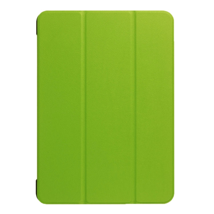 For iPad 9.7 (2018) & iPad 9.7 (2017) Custer Texture Horizontal Flip Leather Case with Three-folding Holder & Sleep / Wake-up Function