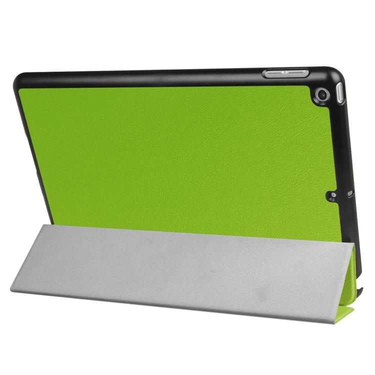 For iPad 9.7 (2018) & iPad 9.7 (2017) Custer Texture Horizontal Flip Leather Case with Three-folding Holder & Sleep / Wake-up Function