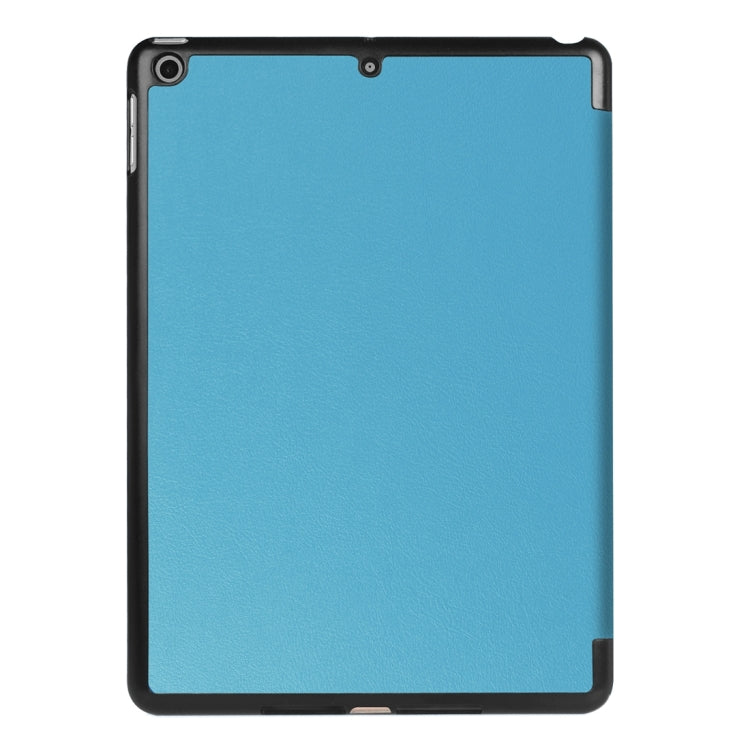 For iPad 9.7 (2018) & iPad 9.7 (2017) Custer Texture Horizontal Flip Leather Case with Three-folding Holder & Sleep / Wake-up Function