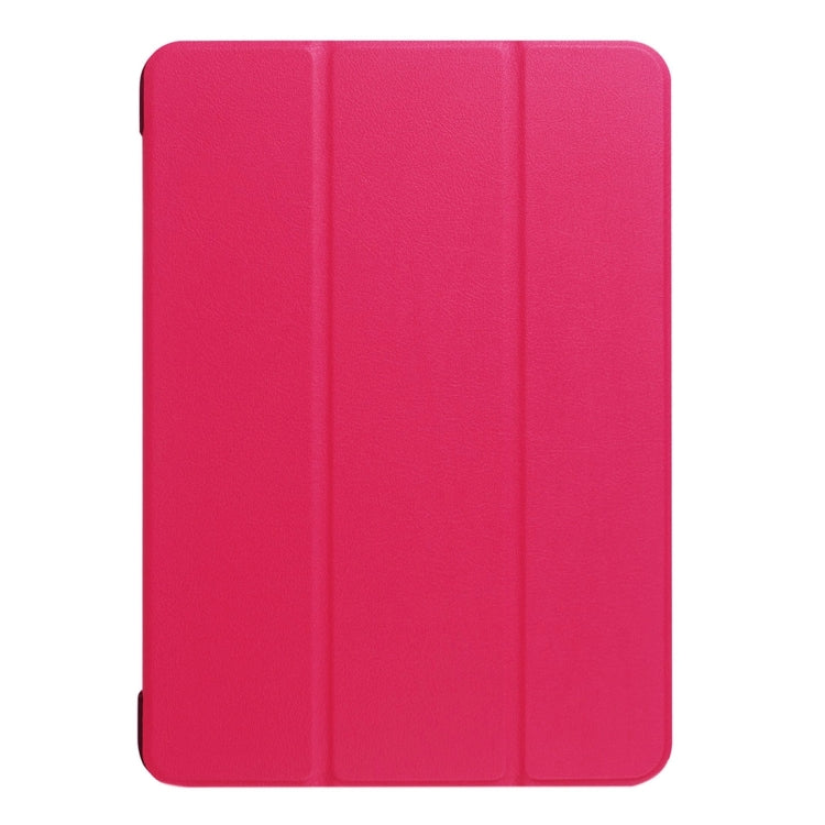 For iPad 9.7 (2018) & iPad 9.7 (2017) Custer Texture Horizontal Flip Leather Case with Three-folding Holder & Sleep / Wake-up Function