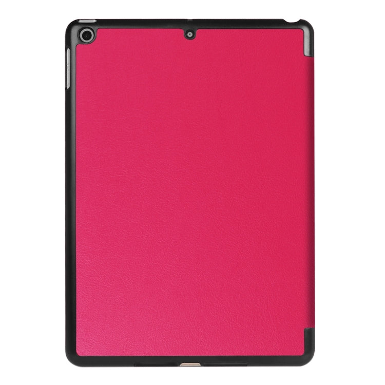 For iPad 9.7 (2018) & iPad 9.7 (2017) Custer Texture Horizontal Flip Leather Case with Three-folding Holder & Sleep / Wake-up Function