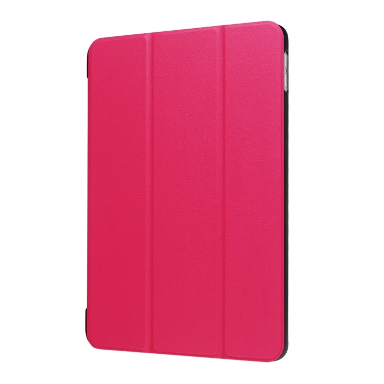 For iPad 9.7 (2018) & iPad 9.7 (2017) Custer Texture Horizontal Flip Leather Case with Three-folding Holder & Sleep / Wake-up Function