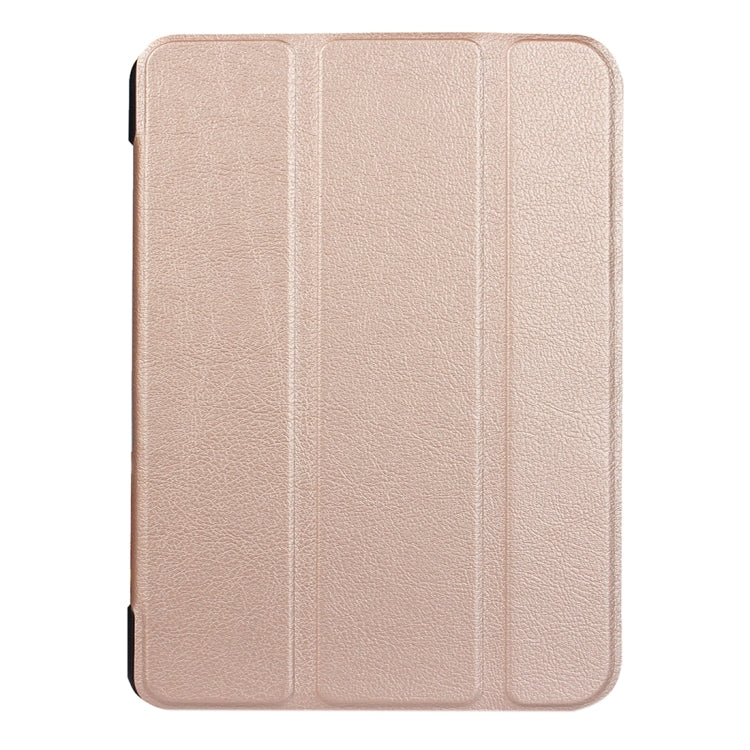 For iPad 9.7 (2018) & iPad 9.7 (2017) Custer Texture Horizontal Flip Leather Case with Three-folding Holder & Sleep / Wake-up Function