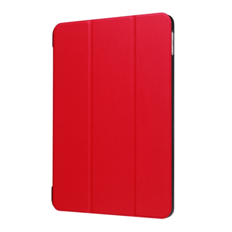 For iPad 9.7 (2018) & iPad 9.7 (2017) Custer Texture Horizontal Flip Leather Case with Three-folding Holder & Sleep / Wake-up Function