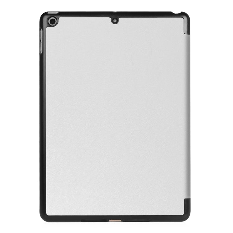 For iPad 9.7 (2018) & iPad 9.7 (2017) Custer Texture Horizontal Flip Leather Case with Three-folding Holder & Sleep / Wake-up Function