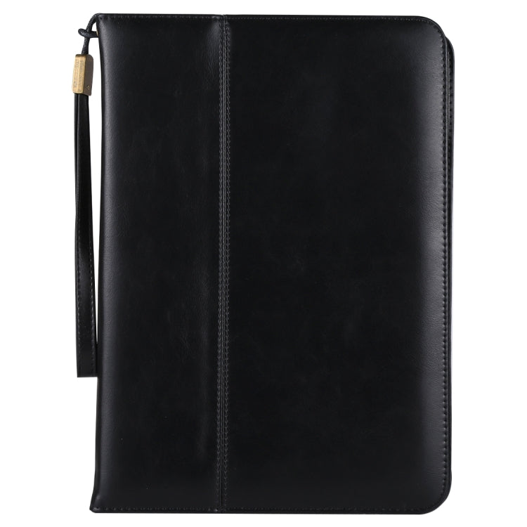 Bag Type Retro Cowhide Texture PU Horizontal Flip Leather Case with Holder & Card Slots & Lanyard & Wake-up Function, For iPad Air / iPad Air 2 / iPad Pro 9.7 / iPad 9.7 (2018) & iPad 9.7 (2017)