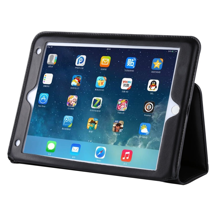 Bag Type Retro Cowhide Texture PU Horizontal Flip Leather Case with Holder & Card Slots & Lanyard & Wake-up Function, For iPad Air / iPad Air 2 / iPad Pro 9.7 / iPad 9.7 (2018) & iPad 9.7 (2017)
