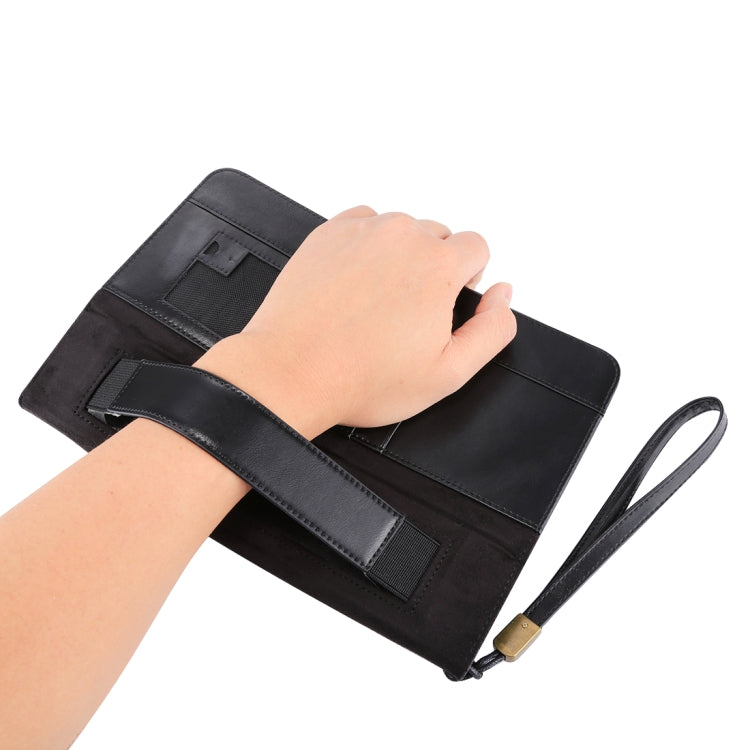 Bag Type Retro Cowhide Texture PU Horizontal Flip Leather Case with Holder & Card Slots & Lanyard & Wake-up Function, For iPad Air / iPad Air 2 / iPad Pro 9.7 / iPad 9.7 (2018) & iPad 9.7 (2017)