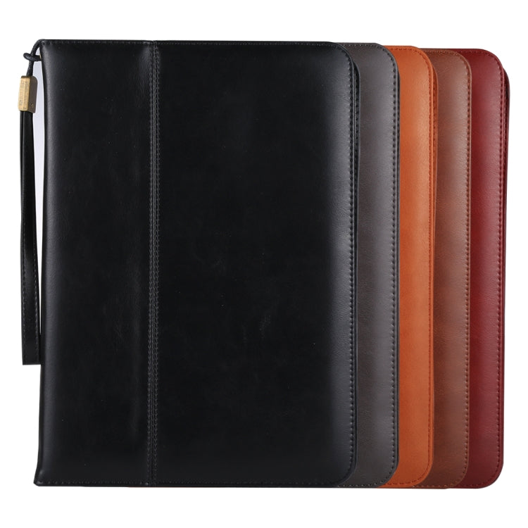 Bag Type Retro Cowhide Texture PU Horizontal Flip Leather Case with Holder & Card Slots & Lanyard & Wake-up Function, For iPad Air / iPad Air 2 / iPad Pro 9.7 / iPad 9.7 (2018) & iPad 9.7 (2017)